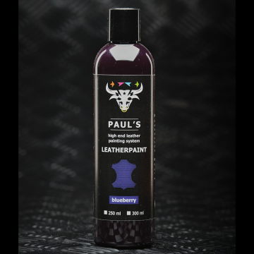 Paul's Leather Painting Blue berry