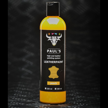 Paul's Leather Painting Peach