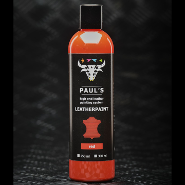 Paul's Leather Painting Red