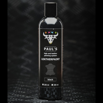 Paul's Leather Painting Black