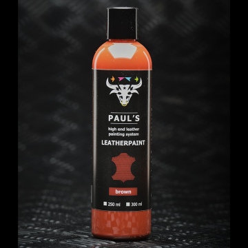 Paul's Leather Painting Brown