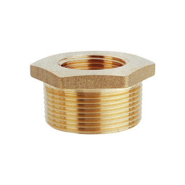 Reduksjonsnippel 3/4" utv - 3/8" inv messing