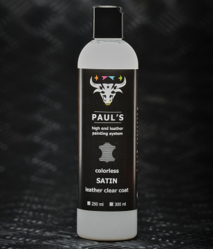 Paul's Leather Clear Coat satin